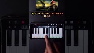 Pirates Of The Caribbean BGM Easy Piano Tutorial [upl. by Rayburn]