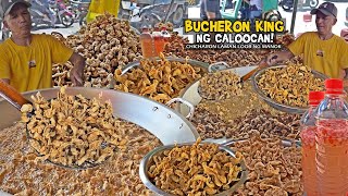 Ang BUCHERON KING quotKanto Fried Laman Loob ng MANOKquot ni DODONG sa CALOOCAN  150KGS SOLD DAILY [upl. by Nohsar]