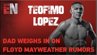 Teofimo Lopez Dad Discusses Rumors About Floyd Mayweather  EsNews Boxing [upl. by Schilit231]