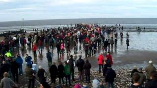 Hunstanton Christmas Day Swim 2011AVI [upl. by Ardek611]