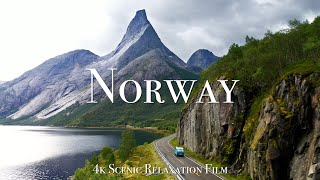 Norway 4K  Scenic Relaxation Film with Calming Music [upl. by Otrevire]