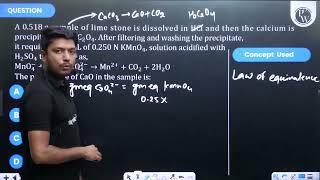 A 0518 g sample of lime stone is dissolved in HCl and then the calcium is precipitated as CaC2O [upl. by Egdirdle947]