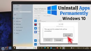 Windows 10 How to Uninstall Programs Permanently 『Uninstall Software』 [upl. by Sivla605]