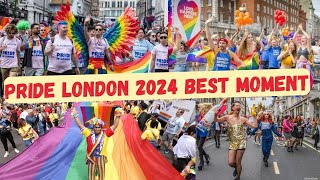 London Pride Parade 2024 Highlights and Heartwarming Moments [upl. by Ecirahc]