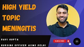 MENINGITIS BY RAVI SIR AIIMS DELHI norcet dsssb esic viral nursing medical meningitis rrb [upl. by Aicnerolf]