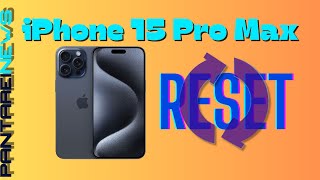 Reset ai dati di fabbrica di iPhone 15 Pro Max [upl. by Joliet306]