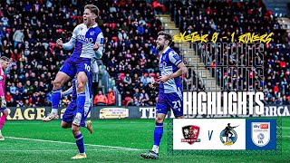 Match Highlights  Exeter 01 Rovers [upl. by Jamison]