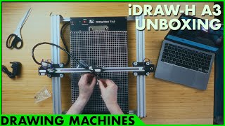 iDraw H A3 Unboxing  a quick drawing machinepen plotter overview [upl. by Akimihs]