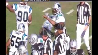 NFL 2008 Week10 PanthersRaiders 1st half [upl. by Dippold]