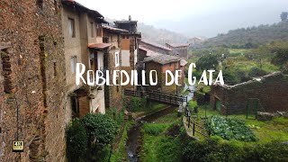 Robledillo de Gata  Paseo lluvioso 🌧️ por este maravilloso pueblo  4k [upl. by Ahsirkal]