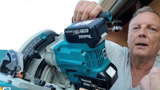 Makita DSP601ZJU 36 Volt Brushless Handkreissäge [upl. by Shepard]