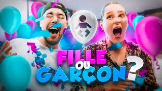 Fille ou garçon  Gender reveal de notre deuxième bébé 🥹❤️ [upl. by Yonah587]