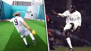 Jimmy Bullard Recreates  Tony Yeboahs LEGENDARY crossbar volley [upl. by Shuma86]