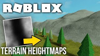 Roblox Tutorial  Terrain Heightmaps [upl. by Aynwad]