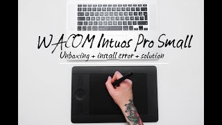 Wacom intuos pro small unboxing  platform not supported [upl. by Orna]