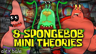 8 SPONGEBOB MINI THEORIES Larry the Lobster Alien Jellyfish Invasion etc Alex Bale [upl. by Norri704]