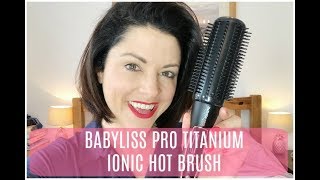 BABYLISS PRO TITANIUM EXPRESSION IONIC HOT BRUSH  QVC [upl. by Aklim774]