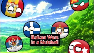 Balkan Wars in a Nutshell  Countryball Animation [upl. by Analahs875]