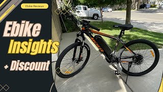 the ANCHEER 500W 26quot Electric Mountain Bike  Reviews Summary [upl. by Conlin317]