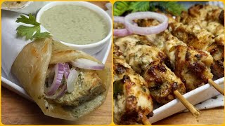 Malai Boti Paratha Roll Recipe  Malai boti Recipe  Paratha Recipe  Street Chicken Roll Recipe [upl. by Areid]