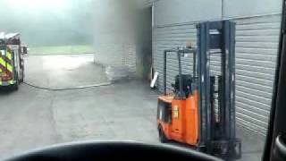 Fire at Amcor Flexables in Brucefeild Industrial Estate Livingston Pt 1 [upl. by Sholeen]