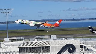 Sichuan Airlines Flight CSC3812 Bound For Chengdu Departs Auckland International Airport In NZ [upl. by Reynold]