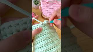 how to crochet a small bag 작은 가방 코바늘 뜨개질 방법 小さなバッグのかぎ針編み küçük bir çanta nasıl örülür crochet [upl. by Rabush]