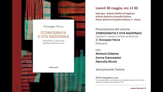 Presentazione del volume quotStoriografia e vita nazionalequot di Giuseppe Vacca [upl. by Charleen968]