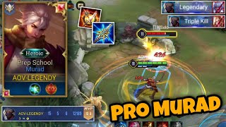 Murad Pro Gameplay  This Young Beast Is Incredibly powerful  Arena Of Valor  AoV  RoV [upl. by Acirtal268]