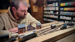 Building A Shunting Layout  Workshop Buildings  Ep8 [upl. by Hairem]