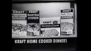 VINTAGE 1964 KRAFT SPAGHETTI COMMERCIAL  NEW AMERICAN STYLE [upl. by Niarbo]