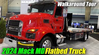 Impressive Flatbed  2024 Mack MD [upl. by Leinnad]