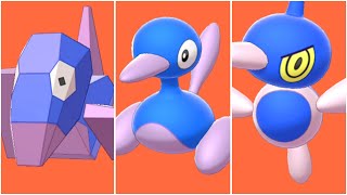 FULL PORYGON EVOLUTION TEAM  Porygon  Porygon 2  Porygon Z [upl. by Itin]