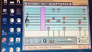 Mario Paint Composer The Nitwitting Song [upl. by Ahsitruc]