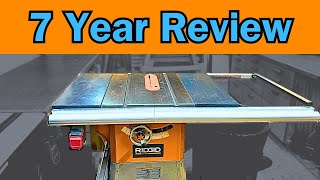 Ridgid R4512 Table Saw Review [upl. by Pearlman76]