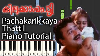 Pachakarikaya Thattil Piano Tutorial Notes amp MIDI  EASY  Kilukkampetti  Malayalam Song [upl. by Alac]