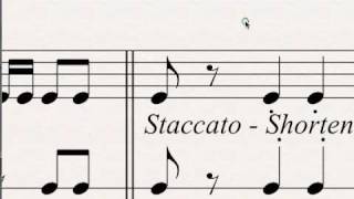 Staccato And Legato Explained [upl. by Fortunia904]