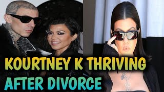 Kourtney Kardashian Thriving After Divorce from Travis Barker A Misleading Headline [upl. by Elicec]