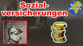 Sozialversicherungen im Kaiserreich I Begründung des Sozialstaats und Innenpolitik Bismarcks einfach [upl. by Iniffit]