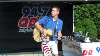 Scotty McCreery at 7 16 2010 QDR Live Broadcast from Garnermp4 [upl. by Raycher469]