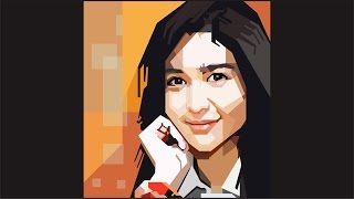 TUTORIAL WPAP COREL DRAW X6  SKINTONE [upl. by Sinnard]