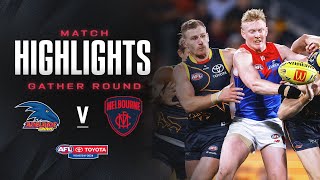 Adelaide v Melbourne Highlights  Round 4 2024  AFL [upl. by Ahseen]