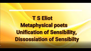 Theory Of Impersonal Poetry by TS Eliot  Theory of Impersonality by TS Eliot [upl. by Notwal]