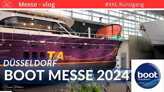 âš“ï¸ BOOT MESSE DÃœSSELDORF 2024 ðŸ›¥ï¸  XXLMESSERUNDGANG  Boat show Yachten Wassersport Kanu [upl. by Aerdied]