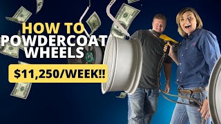 The Beginners Guide to PowderCoating Wheels from a REAL shop [upl. by Aretahs283]