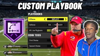 THE ULTIMATE GUIDE TO MAKING CUSTOM PLAYBOOKS IN MADDEN 24 [upl. by Domineca]