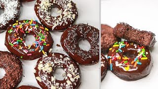 Chocolate Doughnuts  Eggless Doughnut  Chocolate Donut Recipe  Yummy Donuts [upl. by Anrym135]