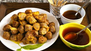 Korean meatballs with sauce Wanja 완자 [upl. by Htabazile]