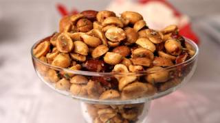 Holiday Spiced Nuts  Laura Vitale  Laura in the Kitchen Ep 257 [upl. by Amlez]