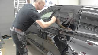 Solfilm montering Volvo V60  Toning  Window Tinting [upl. by Kcirdec]